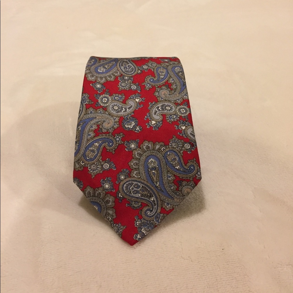 Vintage Mallory church paisley necktie